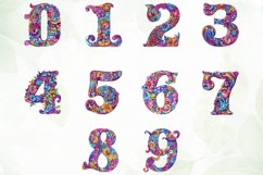 Hippy Psychedelic Alphabet Sublimation Product Image 2