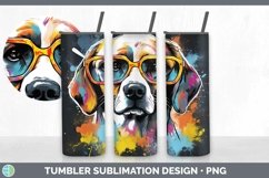GorgeousHipster Dog Tumbler design.