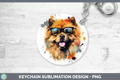 GorgeousHipster Dog Keychain design.