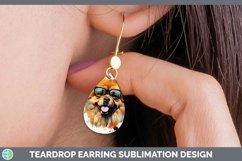 GorgeousHipster Dog Teardrop Earrings design.