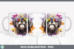 GorgeousHipster Dog Mug Wrap design.