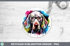 GorgeousHipster Dog Keychain design.