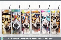 Bundle of six Rainbow Greyhounds Tumbler designs.