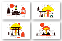 10 Hiroshima Day Vector Illustration Product Image 3