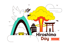 10 Hiroshima Day Vector Illustration Product Image 4