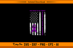 His Fight Is My Fight Awareness SVG Design File Product Image 1
