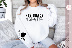His grace a steady rain Sleeve SVG Product Image 1