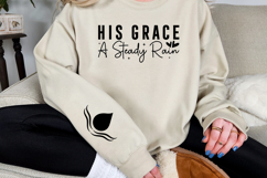 His grace a steady rain Sleeve SVG Product Image 3