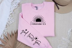 His Grace Is Enough Sleeve SVG, Christian SVG Design Product Image 2