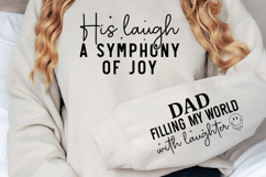 His laugh a symphony of joy Sleeve SVG Product Image 3