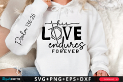 His Love Endures SVG Design Product Image 1