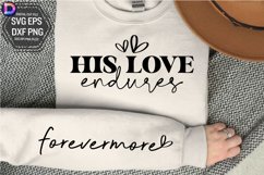 His Love Endures Sleeve SVG Product Image 1