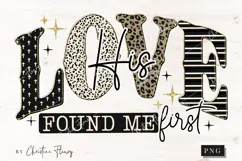 His love Found Me First PNG | Bible Verse PNG Product Image 4