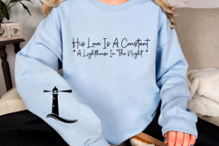His Love is a Constant A Lighthouse in the Night Sleeve SVG Product Image 2