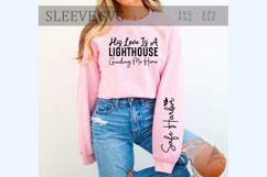 His Love is a Lighthouse Guiding Me Home Sleeve SVG Product Image 2