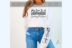 His Love is a Lighthouse Guiding Me Home Sleeve SVG Product Image 1