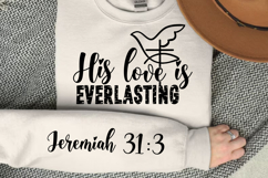 His Love Is Everlasting Sleeve SVG Design Product Image 3