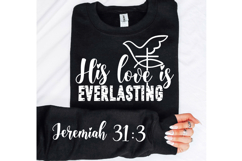 His Love Is Everlasting Sleeve SVG Design Product Image 2