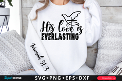 His Love Is Everlasting Sleeve SVG Design Product Image 1