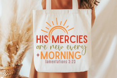 His Mercies Are New Every Morning SVG Design Product Image 3