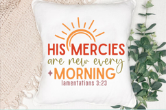 His Mercies Are New Every Morning SVG Design Product Image 2