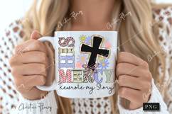 His Mercy Rewrote My Story PNG | Bible Verse PNG Product Image 2