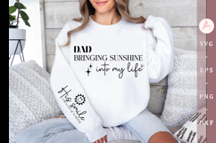 His smile a beacon of warmth Sleeve SVG Design Product Image 3
