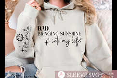 His smile a beacon of warmth Sleeve SVG Design Product Image 1