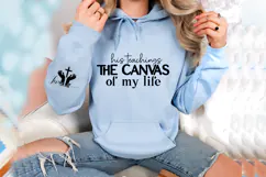 His teachings the canvas of my life Sleeve SVG Design Product Image 3