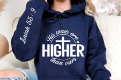 His Ways Are Higher Than Ours SVG Design Product Image 3