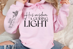 His wisdom a guiding light Sleeve SVG Design Product Image 2