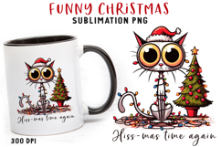 Funny Christmas Quote Clipart Sublimation PNG Product Image 1
