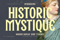 Historic Mystique - Modern Display Serif Typeface Product Image 1