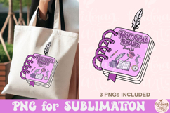 Historical Romance Book Club Notebook Png Product Image 3