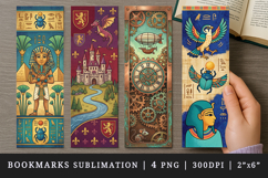 Historical bookmarks printable sublimation bookmark design Product Image 1