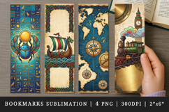 Historical bookmarks printable sublimation bookmark design Product Image 1