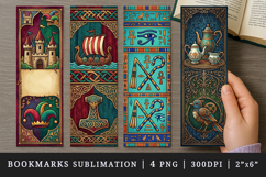 Historical bookmarks printable sublimation bookmark design Product Image 1