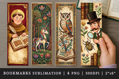 Historical bookmarks printable sublimation bookmark design Product Image 1