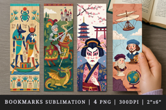 Historical bookmarks printable sublimation bookmark design Product Image 1