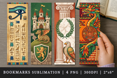 Historical bookmarks printable sublimation bookmark design Product Image 1