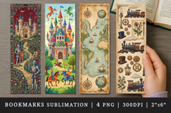 Historical bookmarks printable sublimation bookmark design Product Image 1