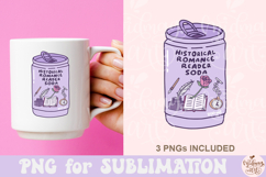 Historical Romance Reader Soda PNG Product Image 4