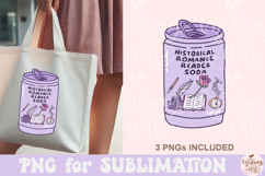 Historical Romance Reader Soda PNG Product Image 2