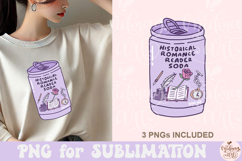 Historical Romance Reader Soda PNG Product Image 3