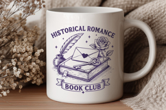 Historical Romance Book Club SVG - Funny Regency Reader PNG Product Image 3