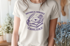 Historical Romance Book Club SVG - Funny Regency Reader PNG Product Image 2