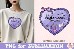 Historical Romance Heart Frame PNG Product Image 4