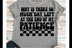 Sarcasm SVG DXF JPEG Silhouette Cameo Cricut Patience humor Product Image 1