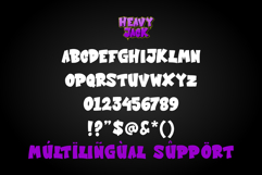Heavy Jack | Layered Graffiti Font | Instant Download Product Image 2