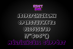 Heavy Jack | Layered Graffiti Font | Instant Download Product Image 3